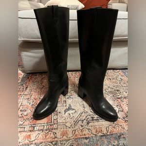 J Crew Leather Knee High Boots